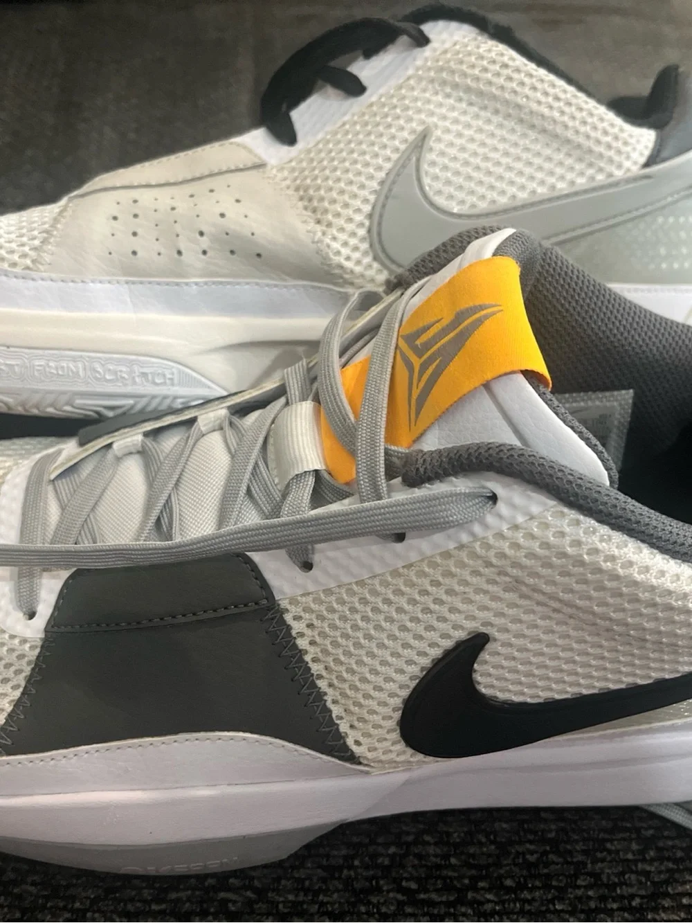 Nike Men's Ja 1 Light Smoke Grey Basketball Shoes Size 12.5 Preowned Morant